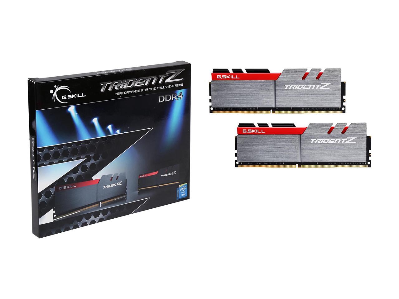 G.SKILL TridentZ Series 32GB (2 x 16GB) 288-Pin DDR4 SDRAM DDR4 3200 (PC4 25600) Intel Z370 Platform Desktop Memory Model F4-3200C16D-32GTZA