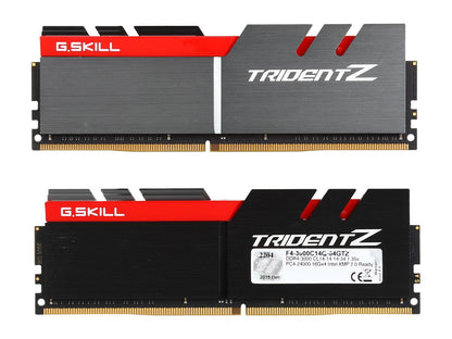 G.SKILL TridentZ Series 64GB (4 x 16GB) 288-Pin DDR4 SDRAM DDR4 3000 (PC4 24000) Intel Z370 Platform Desktop Memory Model F4-3000C14Q-64GTZ