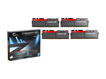 G.SKILL TridentZ Series 64GB (4 x 16GB) 288-Pin DDR4 SDRAM DDR4 3000 (PC4 24000) Intel Z370 Platform Desktop Memory Model F4-3000C14Q-64GTZ
