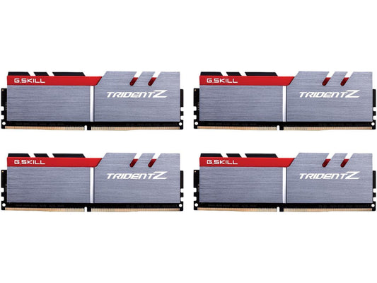 G.SKILL TridentZ Series 64GB (4 x 16GB) 288-Pin DDR4 SDRAM DDR4 3200 (PC4 25600) Intel Z370 Platform Desktop Memory Model F4-3200C14Q-64GTZ