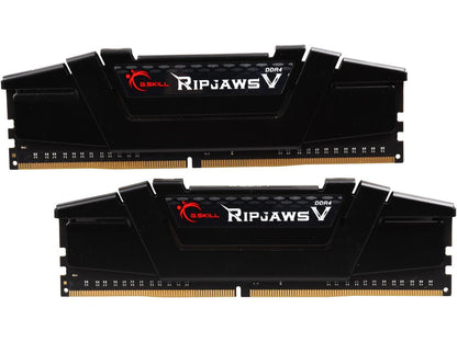 G.SKILL Ripjaws V Series 16GB (2 x 8GB) 288-Pin DDR4 SDRAM DDR4 3000 (PC4 24000) Desktop Memory Model F4-3000C14D-16GVK
