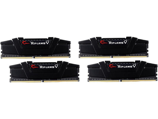G.SKILL Ripjaws V Series 64GB (4 x 16GB) 288-Pin DDR4 SDRAM DDR4 3000 (PC4 24000) Desktop Memory Model F4-3000C14Q-64GVK