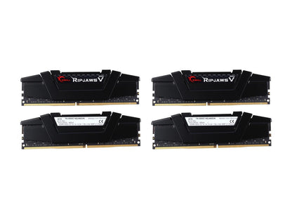 G.SKILL Ripjaws V Series 64GB (4 x 16GB) 288-Pin DDR4 SDRAM DDR4 3000 (PC4 24000) Desktop Memory Model F4-3000C14Q-64GVK
