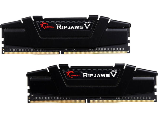 G.SKILL Ripjaws V Series 16GB (2 x 8GB) 288-Pin DDR4 SDRAM DDR4 3200 (PC4 25600) Intel XMP 2.0 Desktop Memory Model F4-3200C14D-16GVK