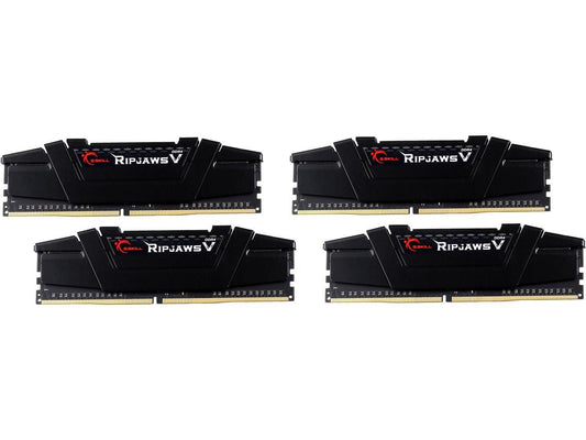 G.SKILL Ripjaws V Series 32GB (4 x 8GB) 288-Pin DDR4 SDRAM DDR4 3200 (PC4 25600) Desktop Memory Model F4-3200C15Q-32GVK