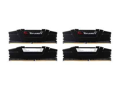 G.SKILL Ripjaws V Series 32GB (4 x 8GB) 288-Pin DDR4 SDRAM DDR4 3200 (PC4 25600) Desktop Memory Model F4-3200C15Q-32GVK