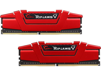 G.SKILL Ripjaws V Series 16GB (2 x 8GB) 288-Pin DDR4 SDRAM DDR4 3000 (PC4 24000) Desktop Memory Model F4-3000C14D-16GVR