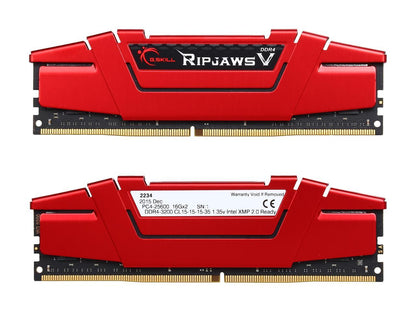 G.SKILL Ripjaws V Series 32GB (2 x 16GB) 288-Pin DDR4 SDRAM DDR4 3200 (PC4 25600) Desktop Memory Model F4-3200C15D-32GVR