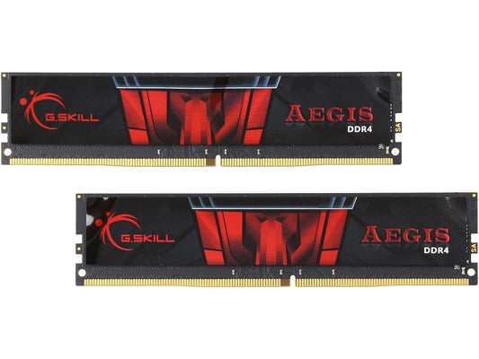 G.SKILL Aegis 16GB (2 x 8GB) 288-Pin DDR4 SDRAM DDR4 2133 (PC4 17000) Desktop Memory Model F4-2133C15D-16GIS