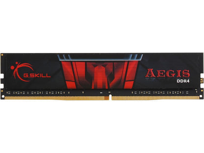 G.SKILL Aegis 4GB 288-Pin DDR4 SDRAM DDR4 2400 (PC4 19200) Intel Z170 Platform / Intel X99 Platform Desktop Memory Model F4-2400C15S-4GIS
