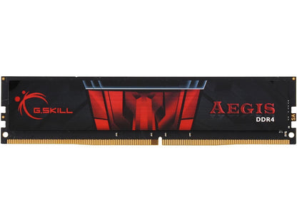 G.SKILL Aegis 8GB 288-Pin DDR4 SDRAM DDR4 2400 (PC4 19200) Intel Z170 Platform / Intel X99 Platform Desktop Memory Model F4-2400C15S-8GIS
