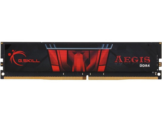 G.SKILL Aegis 8GB 288-Pin DDR4 SDRAM DDR4 2400 (PC4 19200) Intel Z170 Platform / Intel X99 Platform Desktop Memory Model F4-2400C15S-8GIS
