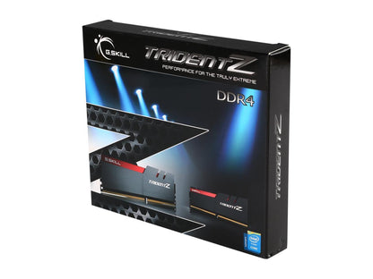 G.SKILL TridentZ Series 64GB (4 x 16GB) 288-Pin DDR4 SDRAM DDR4 3400 (PC4 27200) Intel Z370 Platform Desktop Memory Model F4-3400C16Q-64GTZ