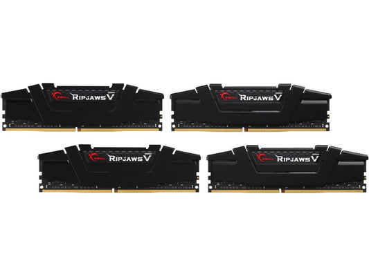 G.SKILL Ripjaws V Series 64GB (4 x 16GB) 288-Pin DDR4 SDRAM DDR4 3400 (PC4 27200) Desktop Memory Model F4-3400C16Q-64GVK