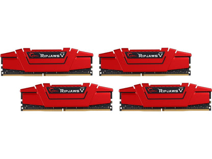 G.SKILL Ripjaws V Series 64GB (4 x 16GB) 288-Pin DDR4 SDRAM DDR4 3400 (PC4 27200) Desktop Memory Model F4-3400C16Q-64GVR