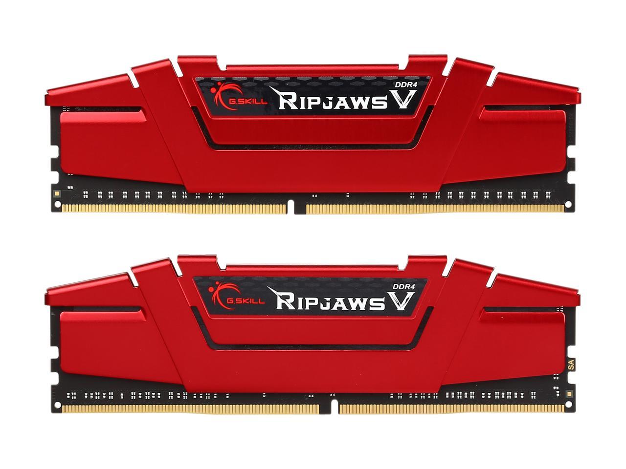 G.SKILL Ripjaws V Series 128GB (8 x 16GB) 288-Pin DDR4 SDRAM DDR4 3000 (PC4 24000) Desktop Memory Model F4-3000C14Q2-128GVRD