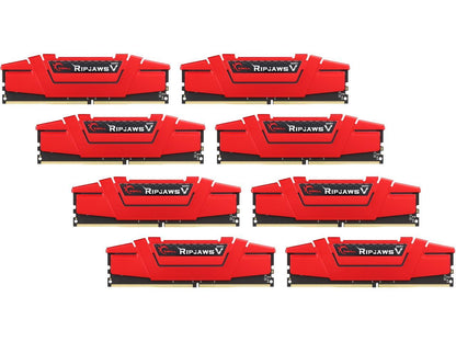 G.SKILL Ripjaws V Series 64GB (8 x 8GB) 288-Pin DDR4 SDRAM DDR4 3200 (PC4 25600) Desktop Memory Model F4-3200C16Q2-64GVR