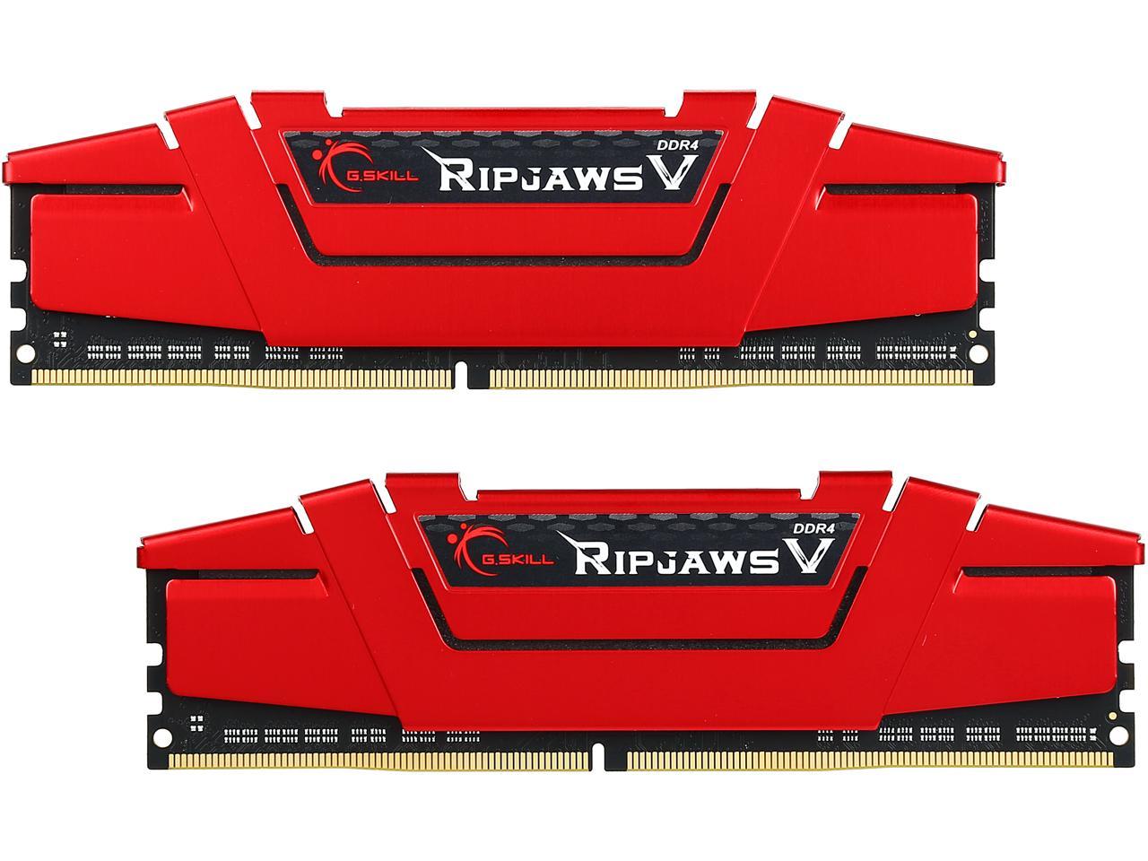 G.SKILL Ripjaws V Series 16GB (2 x 8GB) 288-Pin DDR4 SDRAM DDR4 3466 (PC4 27700) Desktop Memory Model F4-3466C16D-16GVR