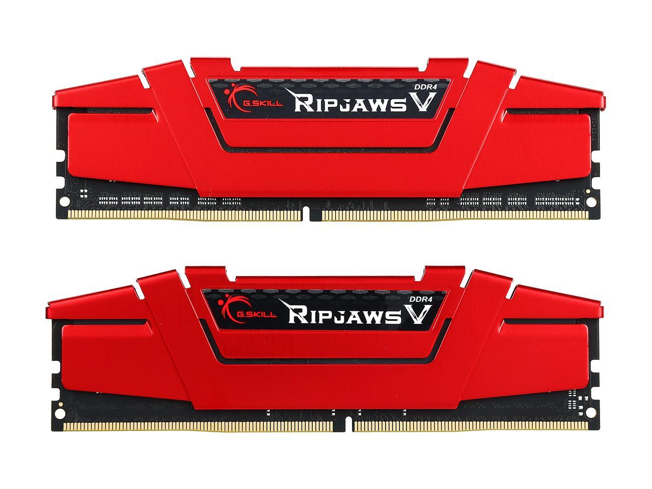 G.SKILL Ripjaws V Series 16GB (2 x 8GB) 288-Pin DDR4 SDRAM DDR4 3466 (PC4 27700) Desktop Memory Model F4-3466C16D-16GVR