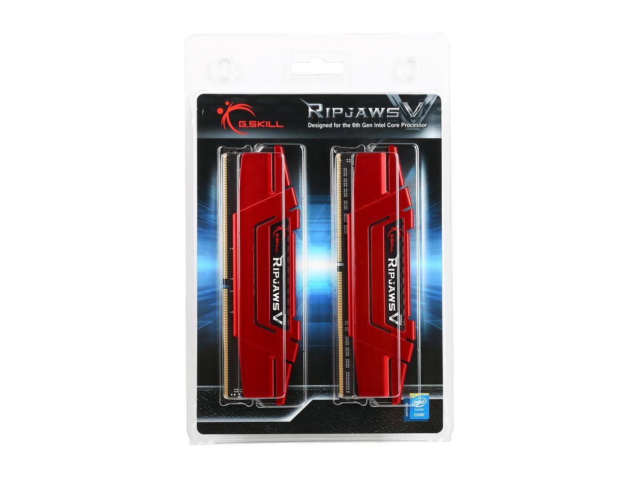 G.SKILL Ripjaws V Series 16GB (2 x 8GB) 288-Pin DDR4 SDRAM DDR4 3466 (PC4 27700) Desktop Memory Model F4-3466C16D-16GVR