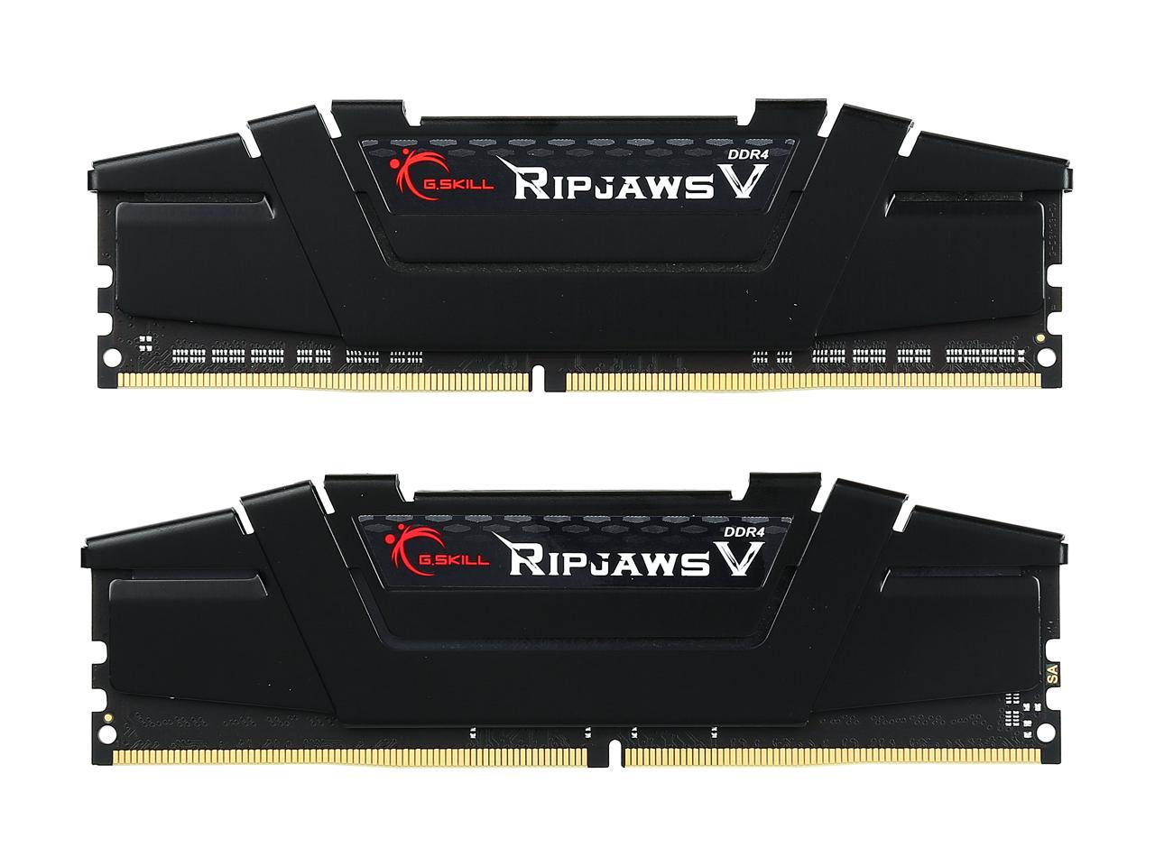 G.SKILL Ripjaws V Series 32GB (4 x 8GB) 288-Pin DDR4 SDRAM DDR4 3466 (PC4 27700) Desktop Memory Model F4-3466C16Q-32GVK