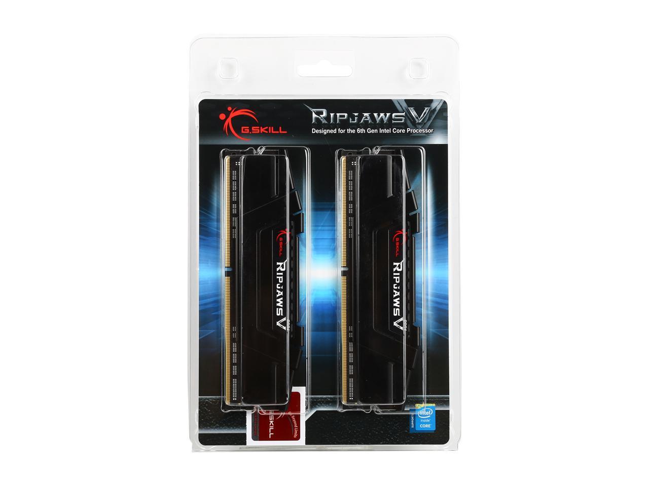 G.SKILL Ripjaws V Series 32GB (4 x 8GB) 288-Pin DDR4 SDRAM DDR4 3466 (PC4 27700) Desktop Memory Model F4-3466C16Q-32GVK