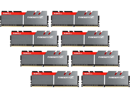 G.SKILL TridentZ Series 64GB (8 x 8GB) 288-Pin DDR4 SDRAM DDR4 3200 (PC4 25600) Intel X99 Platform Desktop Memory Model F4-3200C14Q2-64GTZ