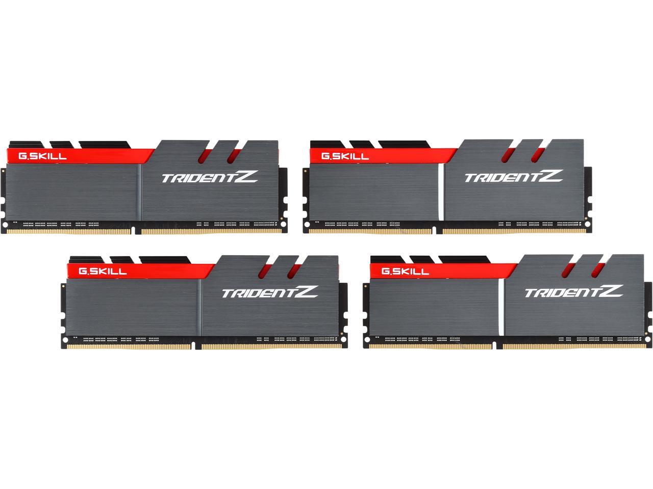 G.SKILL TridentZ Series 32GB (4 x 8GB) 288-Pin DDR4 SDRAM DDR4 3600 (PC4 28800) Intel Z170 / Z270 / Z370 / X299 Desktop Memory Model F4-3600C17Q-32GTZ