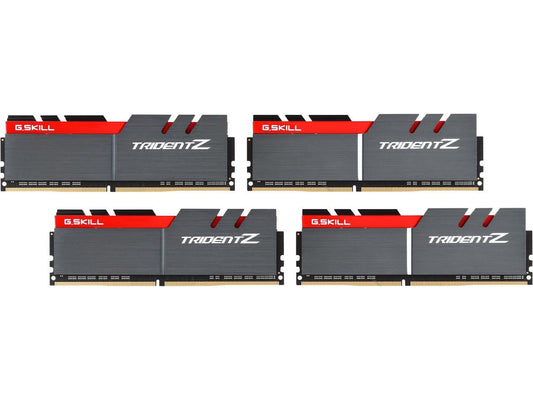 G.SKILL TridentZ Series 32GB (4 x 8GB) 288-Pin DDR4 SDRAM DDR4 3600 (PC4 28800) Intel Z170 / Z270 / Z370 / X299 Desktop Memory Model F4-3600C17Q-32GTZ