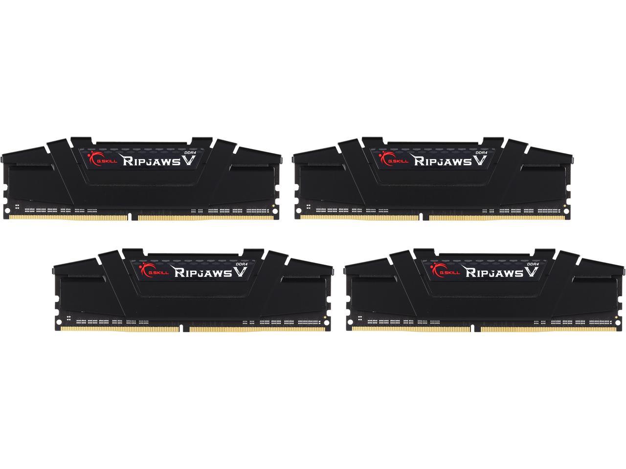 G.SKILL Ripjaws V Series 32GB (4 x 8GB) 288-Pin DDR4 SDRAM DDR4 3600 (PC4 28800) Desktop Memory Model F4-3600C17Q-32GVK