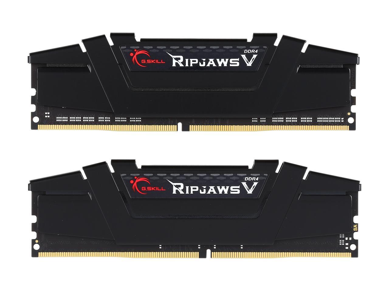 G.SKILL Ripjaws V Series 32GB (4 x 8GB) 288-Pin DDR4 SDRAM DDR4 3600 (PC4 28800) Desktop Memory Model F4-3600C17Q-32GVK