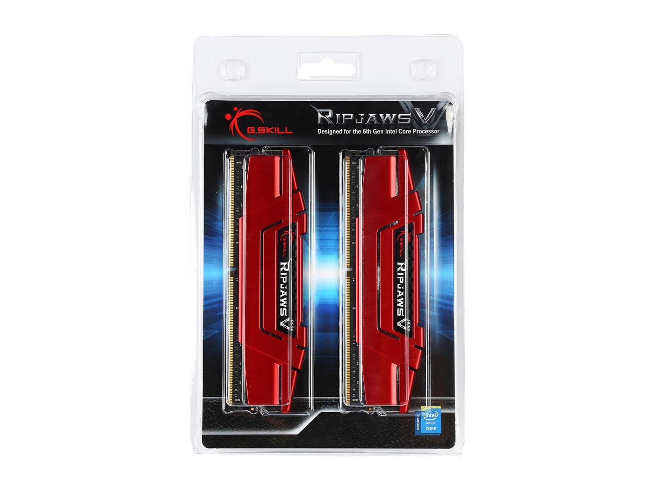 G.SKILL Ripjaws V Series 32GB (2 x 16GB) 288-Pin DDR4 SDRAM DDR4 3200 (PC4 25600) Desktop Memory Model F4-3200C16D-32GVR