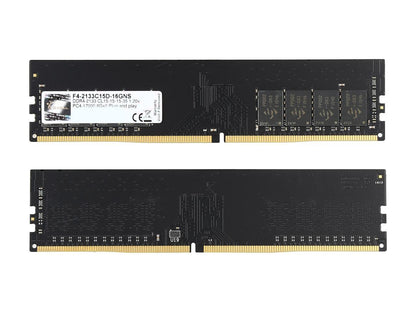 G.SKILL NS Series 16GB (2 x 8GB) 288-Pin DDR4 SDRAM DDR4 2133 (PC4 17000) Intel Z170 Platform / Intel X99 Platform Memory Kit Model F4-2133C15D-16GNS