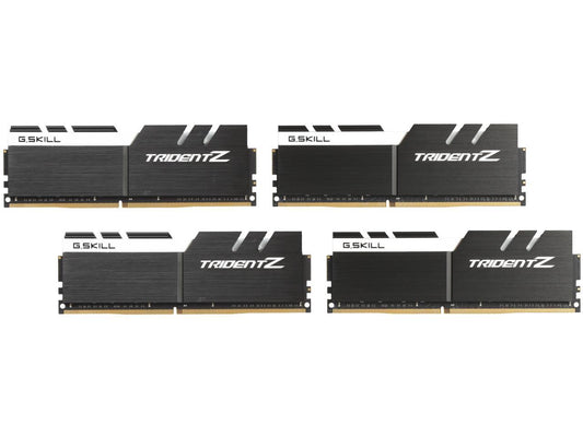 G.SKILL TridentZ Series 32GB (4 x 8GB) 288-Pin DDR4 SDRAM DDR4 3200 (PC4 25600) Intel Z370 Platform / Intel X99 Platform Desktop Memory Model F4-3200C16Q-32GTZKW