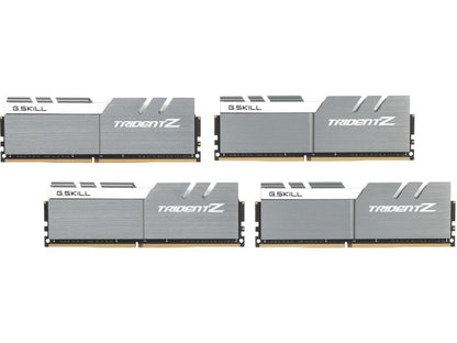 G.SKILL TridentZ Series 32GB (4 x 8GB) 288-Pin DDR4 SDRAM DDR4 3200 (PC4 25600) Intel Z370 Platform / Intel X99 Platform Desktop Memory Model F4-3200C16Q-32GTZSW