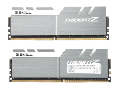 G.SKILL TridentZ Series 32GB (4 x 8GB) 288-Pin DDR4 SDRAM DDR4 3200 (PC4 25600) Intel Z370 Platform / Intel X99 Platform Desktop Memory Model F4-3200C16Q-32GTZSW