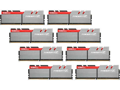 G.SKILL TridentZ Series 64GB (8 x 8GB) 288-Pin DDR4 SDRAM DDR4 3200 (PC4 25600) Intel X99 Platform Memory (Desktop Memory) Model F4-3200C16Q2-64GTZB