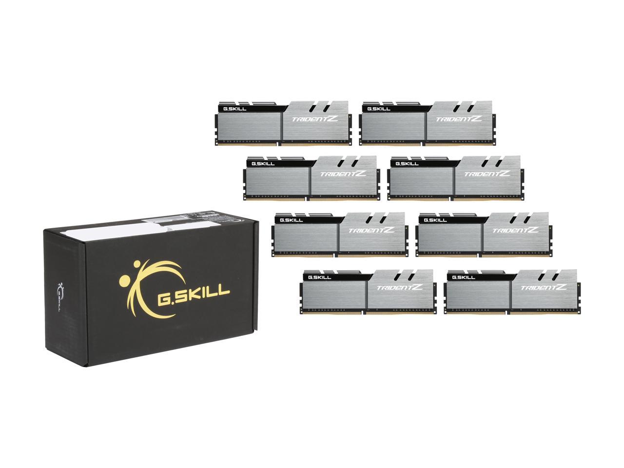 G.SKILL TridentZ Series 64GB (8 x 8GB) 288-Pin DDR4 SDRAM DDR4 3200 (PC4 25600) Intel X99 Platform Desktop Memory Model F4-3200C16Q2-64GTZSK