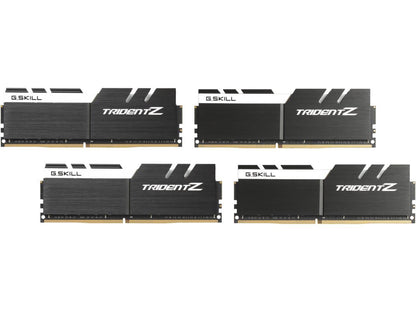 G.SKILL TridentZ Series 64GB (4 x 16GB) 288-Pin DDR4 SDRAM DDR4 3200 (PC4 25600) Intel Z370 Platform / Intel X99 Platform Desktop Memory Model F4-3200C16Q-64GTZKW