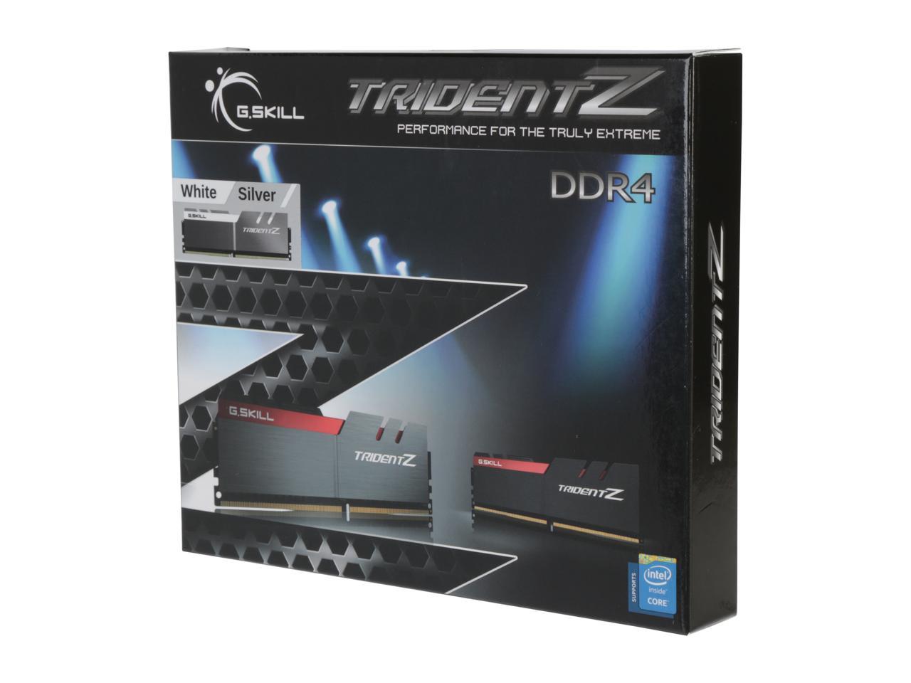 G.SKILL TridentZ Series 64GB (4 x 16GB) 288-Pin DDR4 SDRAM DDR4 3200 (PC4 25600) Intel Z370 Platform / Intel X99 Platform Desktop Memory Model F4-3200C16Q-64GTZSW