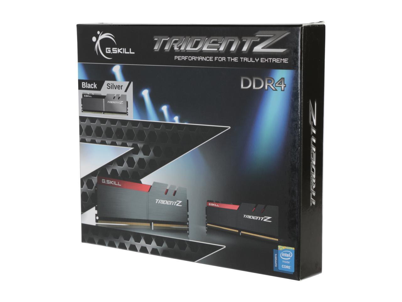 G.SKILL TridentZ Series 64GB (4 x 16GB) 288-Pin DDR4 SDRAM DDR4 3200 (PC4 25600) Intel Z370 Platform / Intel X99 Platform Desktop Memory Model F4-3200C16Q-64GTZSK