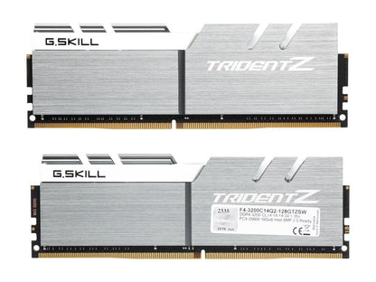 G.SKILL TridentZ Series 128GB (8 x 16GB) 288-Pin DDR4 SDRAM DDR4 3200 (PC4 25600) Intel X99 Platform Desktop Memory Model F4-3200C14Q2128GTZSW