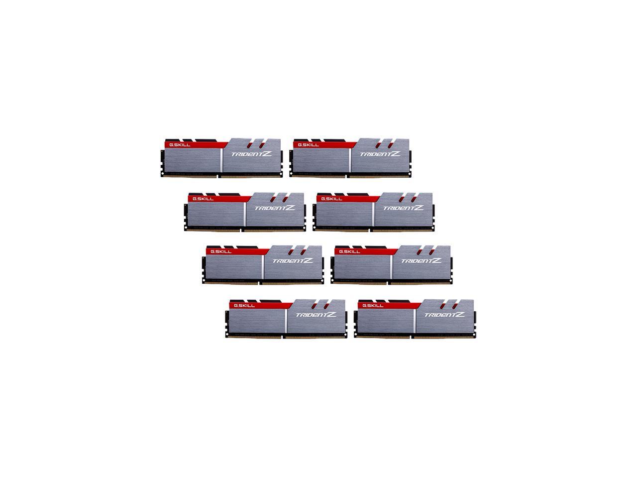 G.SKILL TridentZ Series 128GB (8 x 16GB) 288-Pin DDR4 SDRAM DDR4 3200 (PC4 25600) Intel X99 Platform Memory (Desktop Memory) Model F4-3200C16Q2-128GTZ