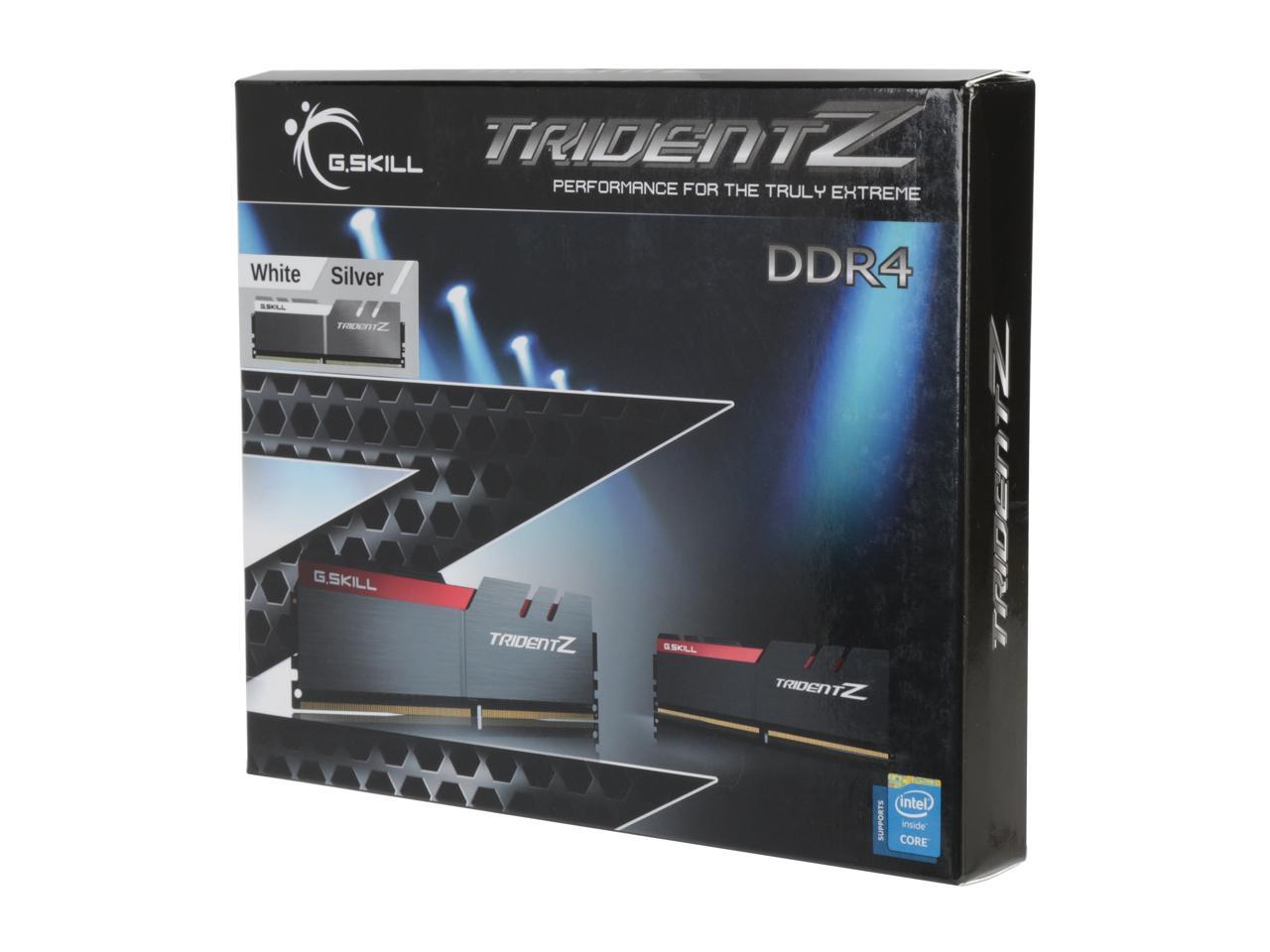 G.SKILL TridentZ Series 32GB (4 x 8GB) 288-Pin DDR4 SDRAM DDR4 3200 (PC4 25600) Intel Z370 Platform / Intel X99 Platform Desktop Memory Model F4-3200C15Q-32GTZSW