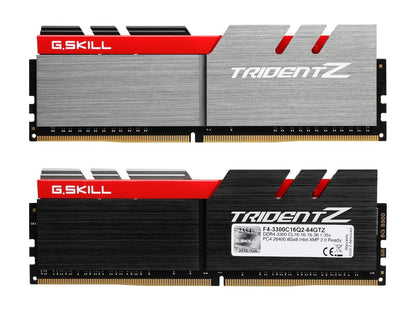 G.SKILL TridentZ Series 64GB (8 x 8GB) 288-Pin DDR4 SDRAM DDR4 3300 (PC4 26400) Intel X99 Platform Memory (Desktop Memory) Model F4-3300C16Q2-64GTZ