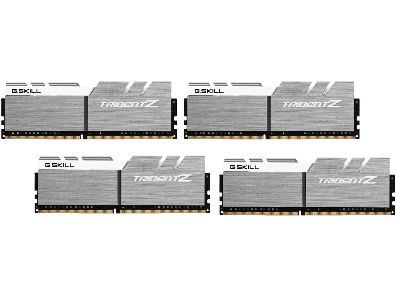G.SKILL TridentZ Series 32GB (4 x 8GB) 288-Pin DDR4 SDRAM DDR4 3300 (PC4 26400) Intel X99 Platform Desktop Memory Model F4-3300C16Q-32GTZSW