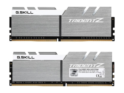 G.SKILL TridentZ Series 32GB (4 x 8GB) 288-Pin DDR4 SDRAM DDR4 3300 (PC4 26400) Intel X99 Platform Desktop Memory Model F4-3300C16Q-32GTZSW