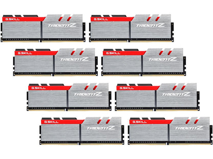 G.SKILL TridentZ Series 64GB (8 x 8GB) 288-Pin DDR4 SDRAM DDR4 3400 (PC4 27200) Intel X99 Platform Memory (Desktop Memory) Model F4-3400C16Q2-64GTZ