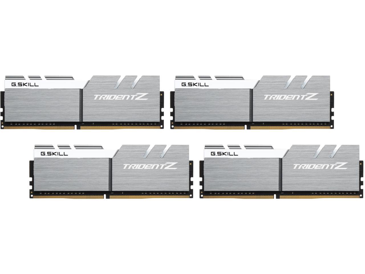 G.SKILL TridentZ Series 64GB (8 x 8GB) 288-Pin DDR4 SDRAM DDR4 3400 (PC4 27200) Intel X99 Platform Desktop Memory Model F4-3400C16Q2-64GTZSW