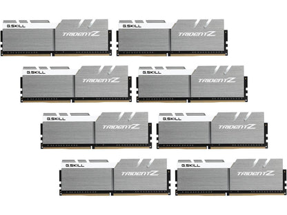 G.SKILL TridentZ Series 64GB (8 x 8GB) 288-Pin DDR4 SDRAM DDR4 3466 (PC4 27700) Intel X99 Platform Desktop Memory Model F4-3466C16Q2-64GTZSW